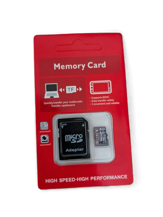 128GB microSD card with adapter
